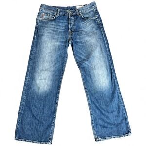 Hugo Boss Comfort Fit Jeans Mens 33x30 Blue Denim Straight Leg Casual Outdoor